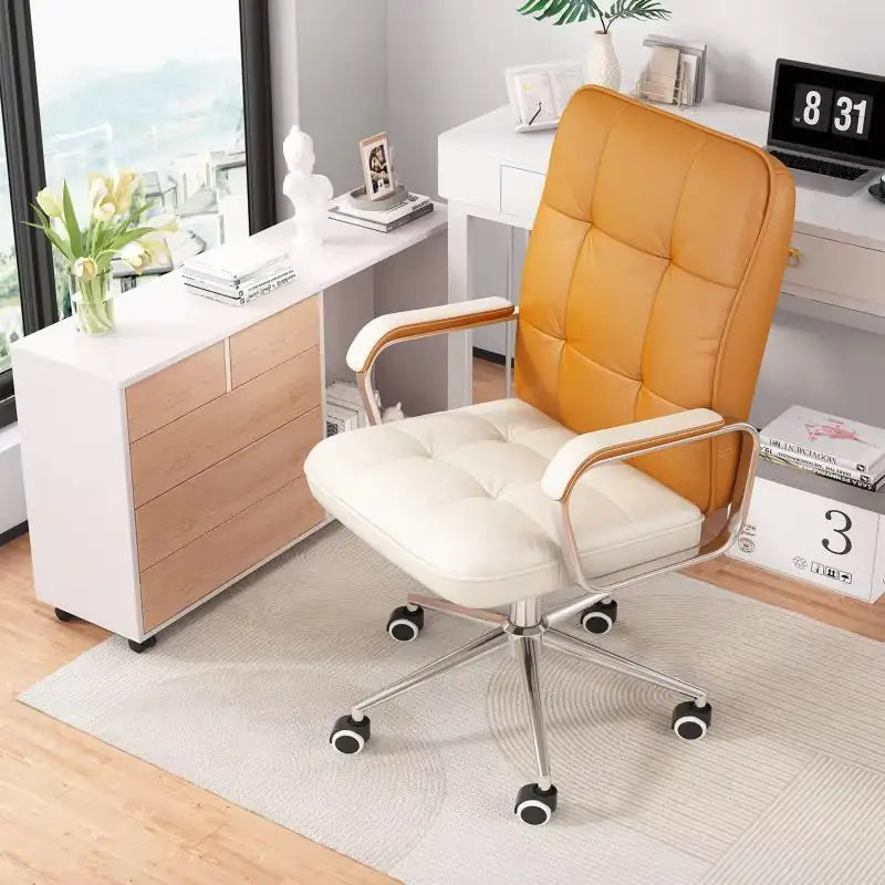Swivel Leather Executive Computer Chair