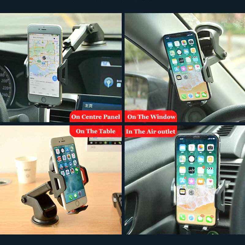360° Flexible Car Mount for Smartphones & GPS
