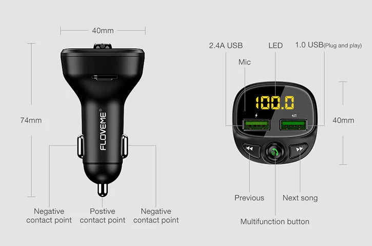 AutoSync Bluetooth Car Hub