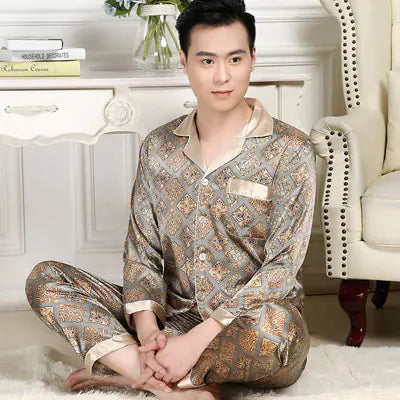Men's Sleek Cotton Sleep Set