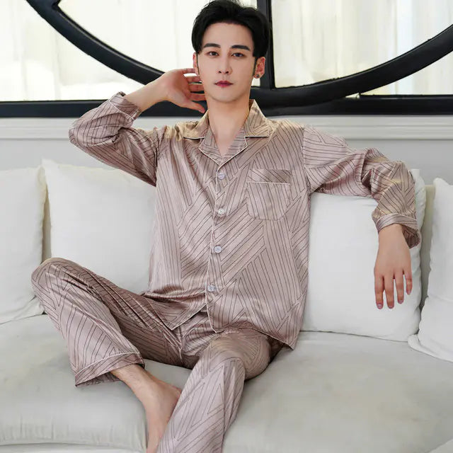 Men's Sleek Cotton Sleep Set
