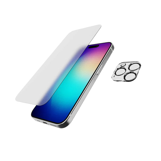 Tech21 iPhone 15 Pro Anti-Glare Screen & Lens Protector