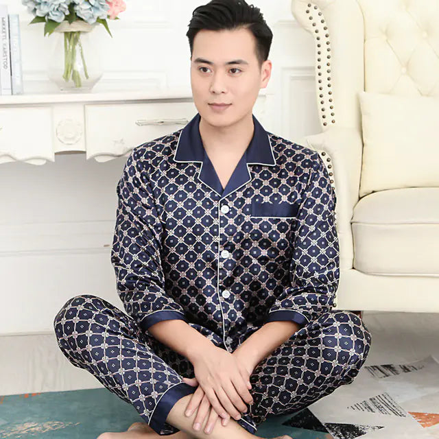 Men's Sleek Cotton Sleep Set