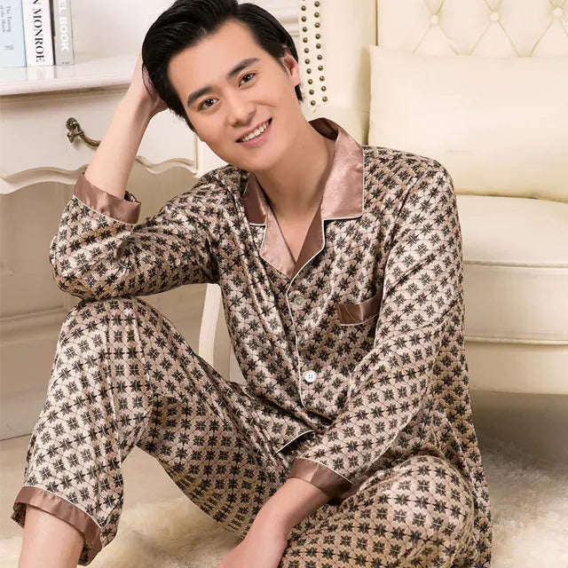 Men's Sleek Cotton Sleep Set