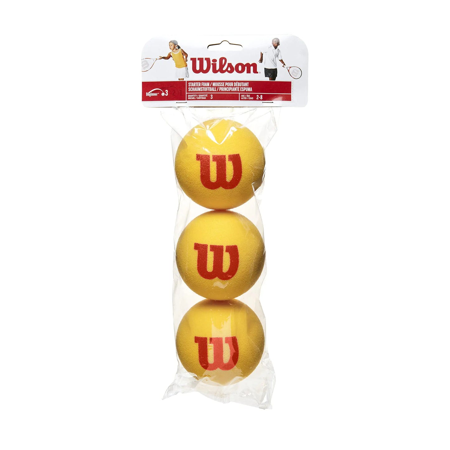 Wilson Foam Beginner Tennis Balls - 3 Pack