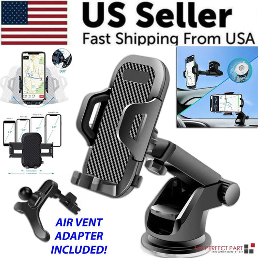 360° Flexible Car Mount for Smartphones & GPS