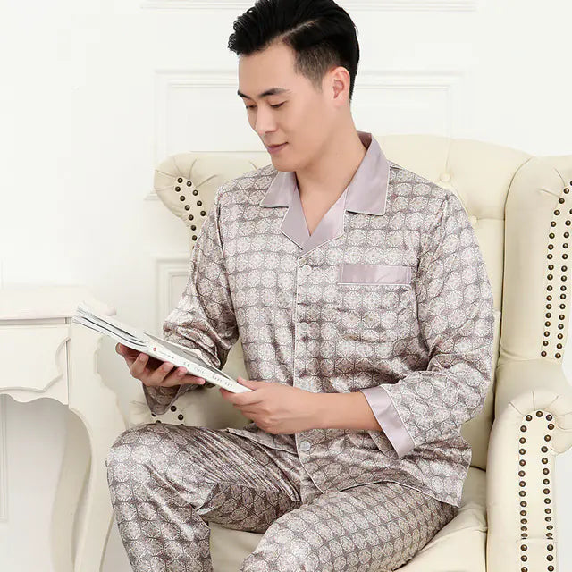 Men's Sleek Cotton Sleep Set