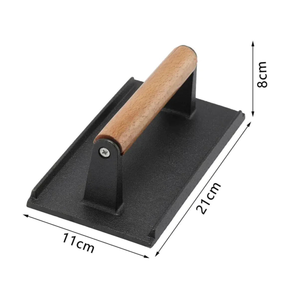 Iron Grill Meat Press