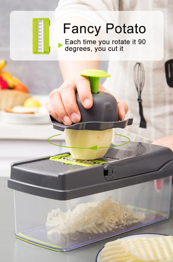 15-in-1 Multi-Function Veggie and Fruit Processor