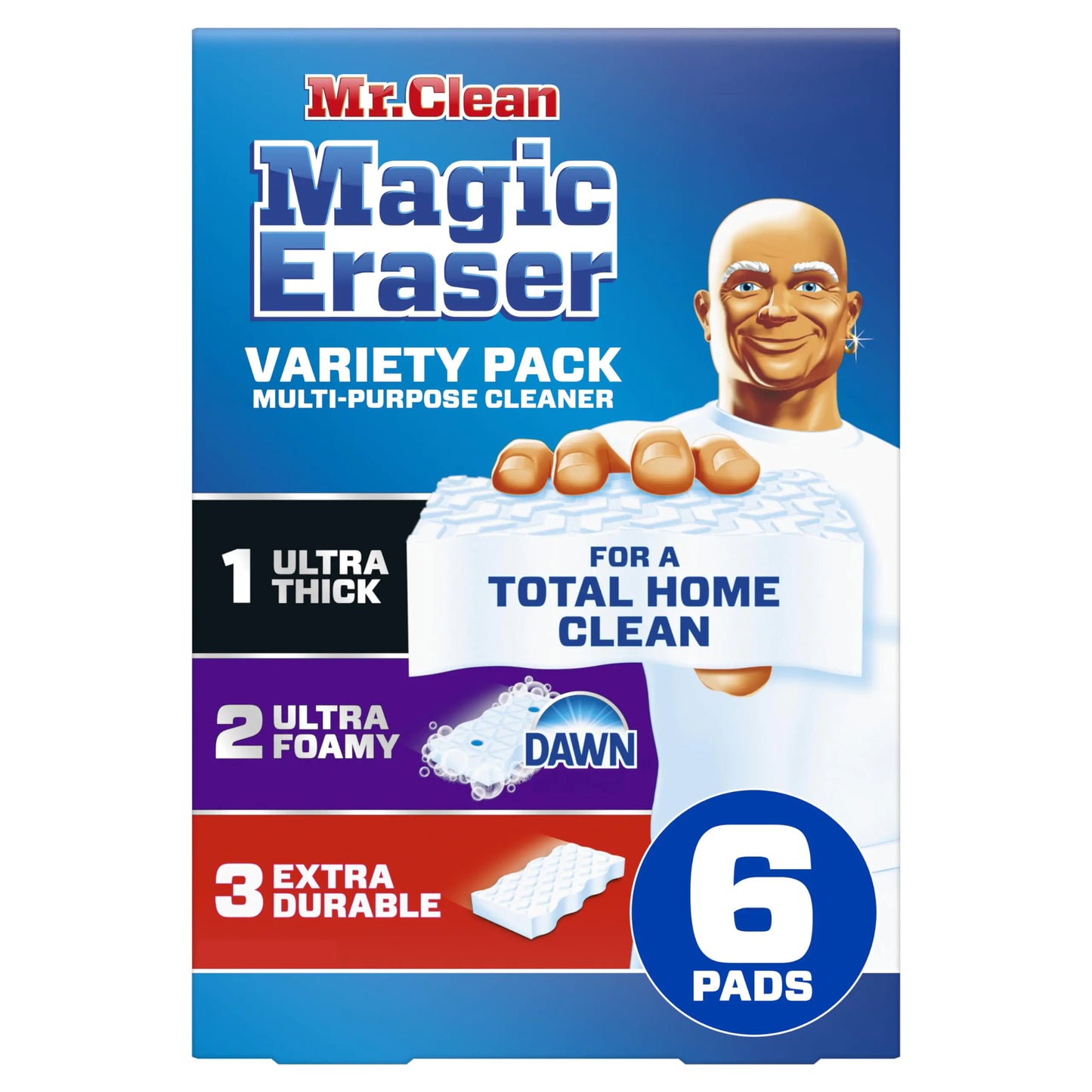 Mr. Clean Multi-Surface Magic Eraser Pack 6ct