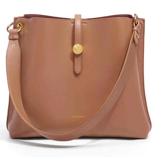 Cnoles Women's Genuine Leather Fashion Tote